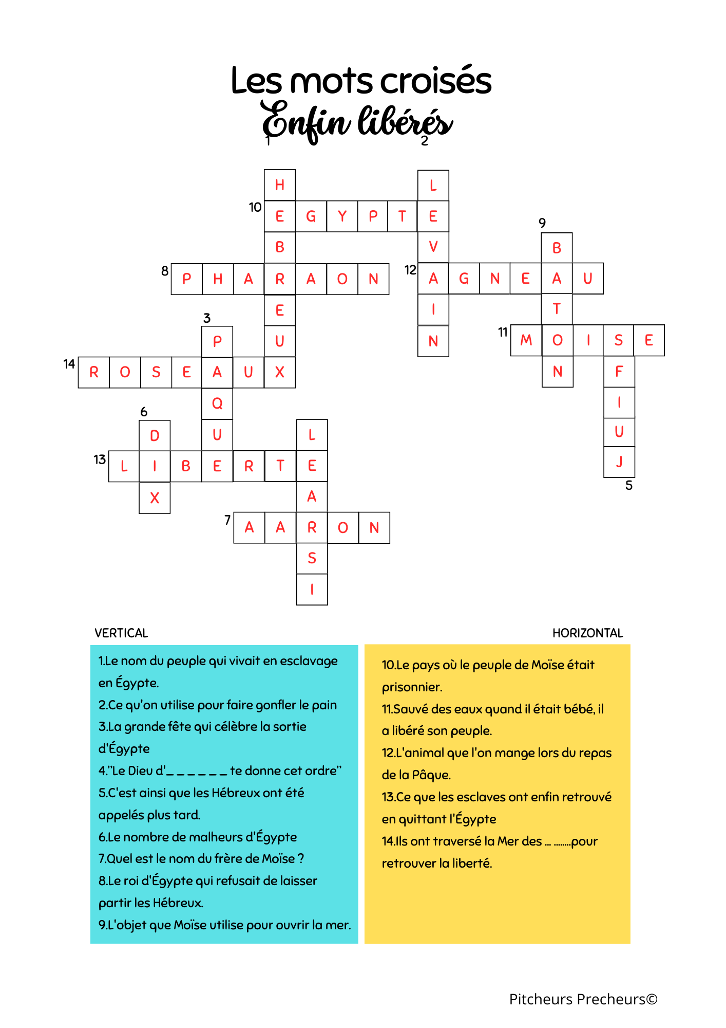 Moises mots croisés (1)