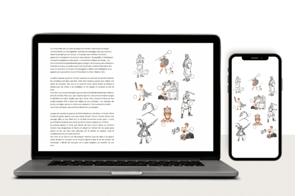 David et Jonathan — L'amitié vraie | Activités CE1-CE2 gratuites