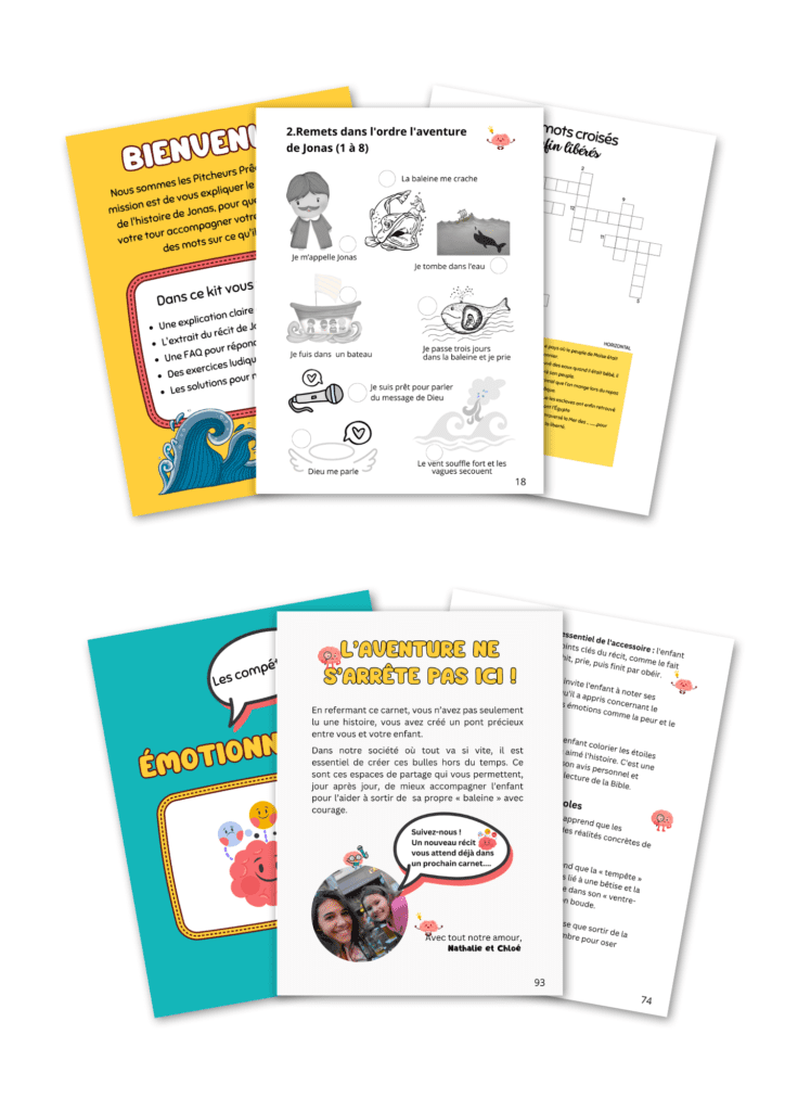 Carnet d'activités pour enfants 4-7 ans Jonas | Gestion des émotions