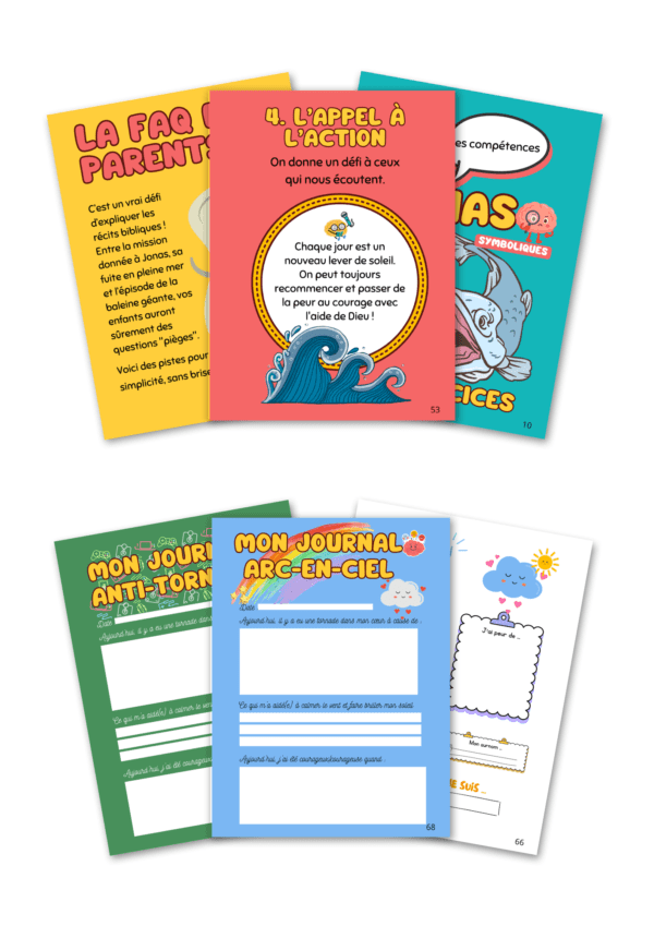 Carnet d'activités pour enfants 4-7 ans Jonas |  Gestion des émotions